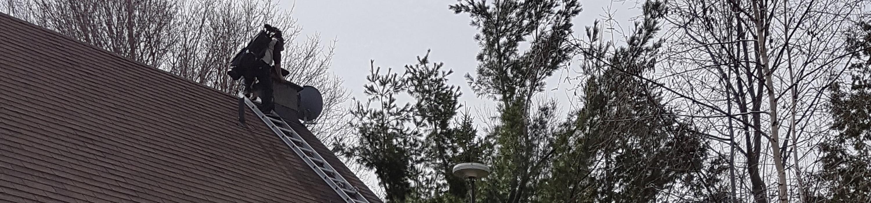 Chimney Sweeping at house in Renfrew